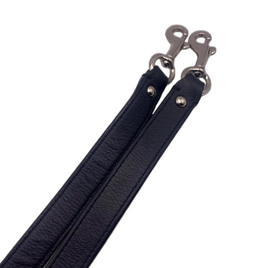 COACH Black Silver Belt Adjustable Replacement Strap