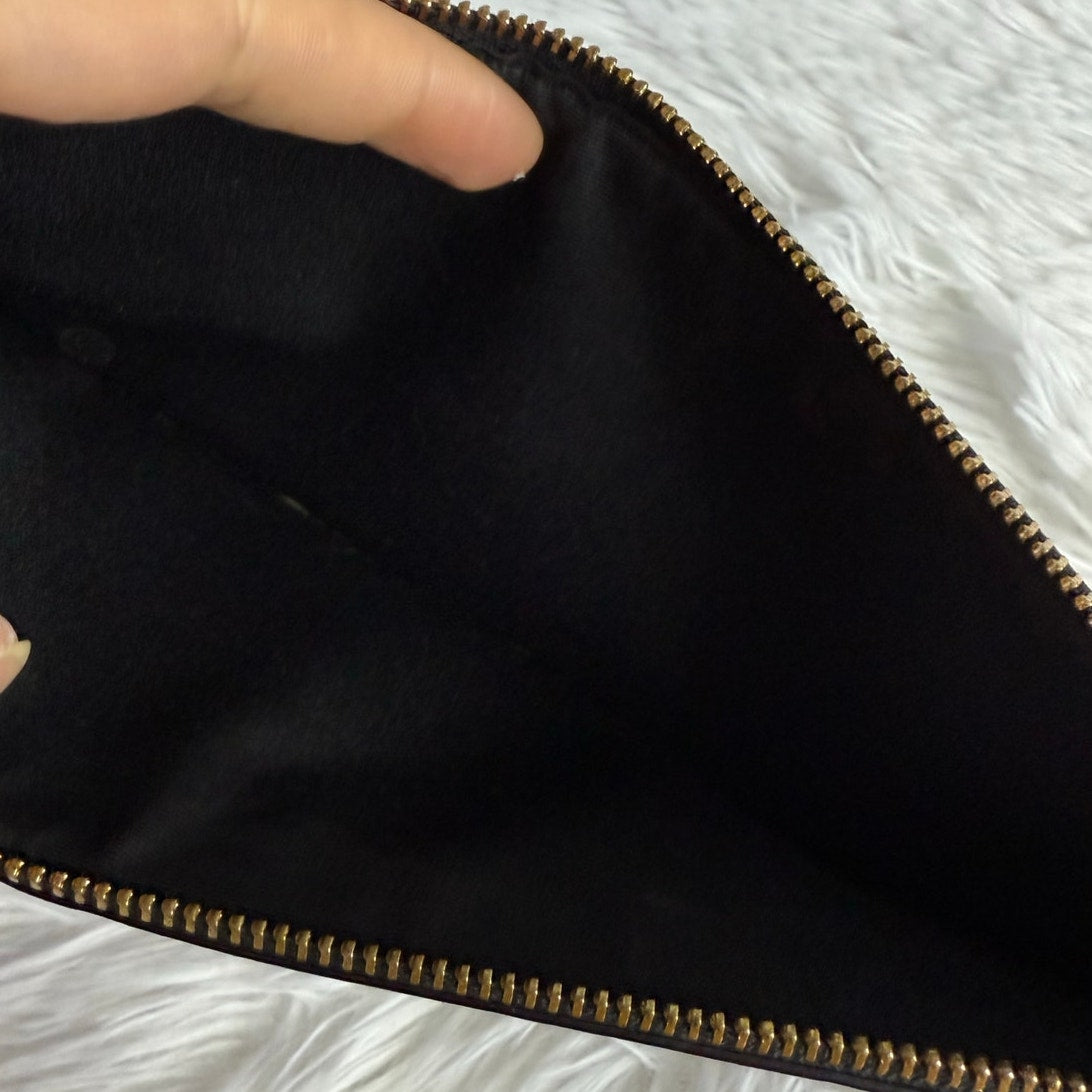 COACH Black Slim Case Pouch