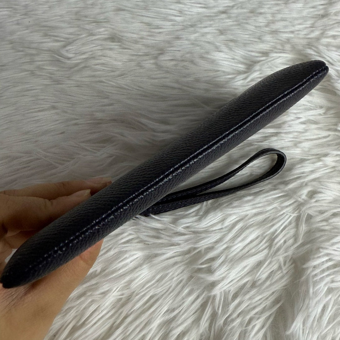 COACH NAVY Wristlet