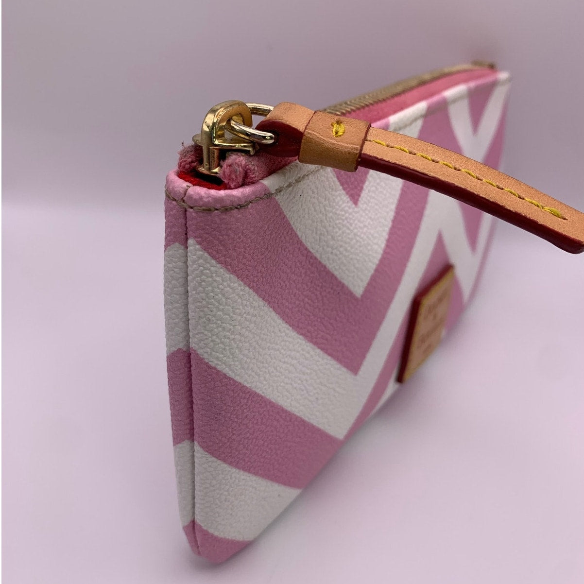 DOONEY & BOURKE Pink White Pouch Make Up / Cosmetic Case