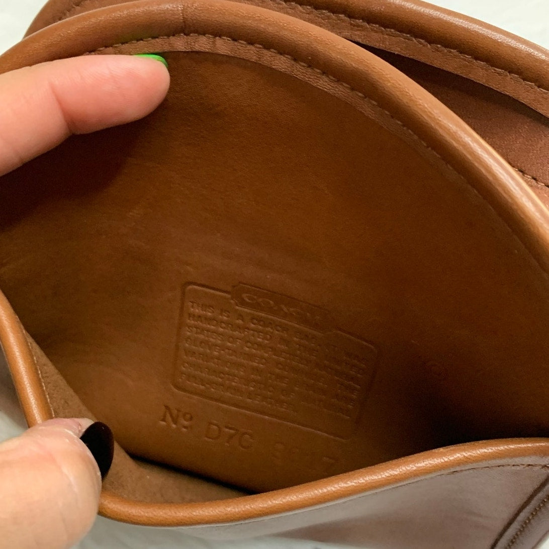 Vintage Coach 9017 Abby British Tan Shoulder Bag Crossbody