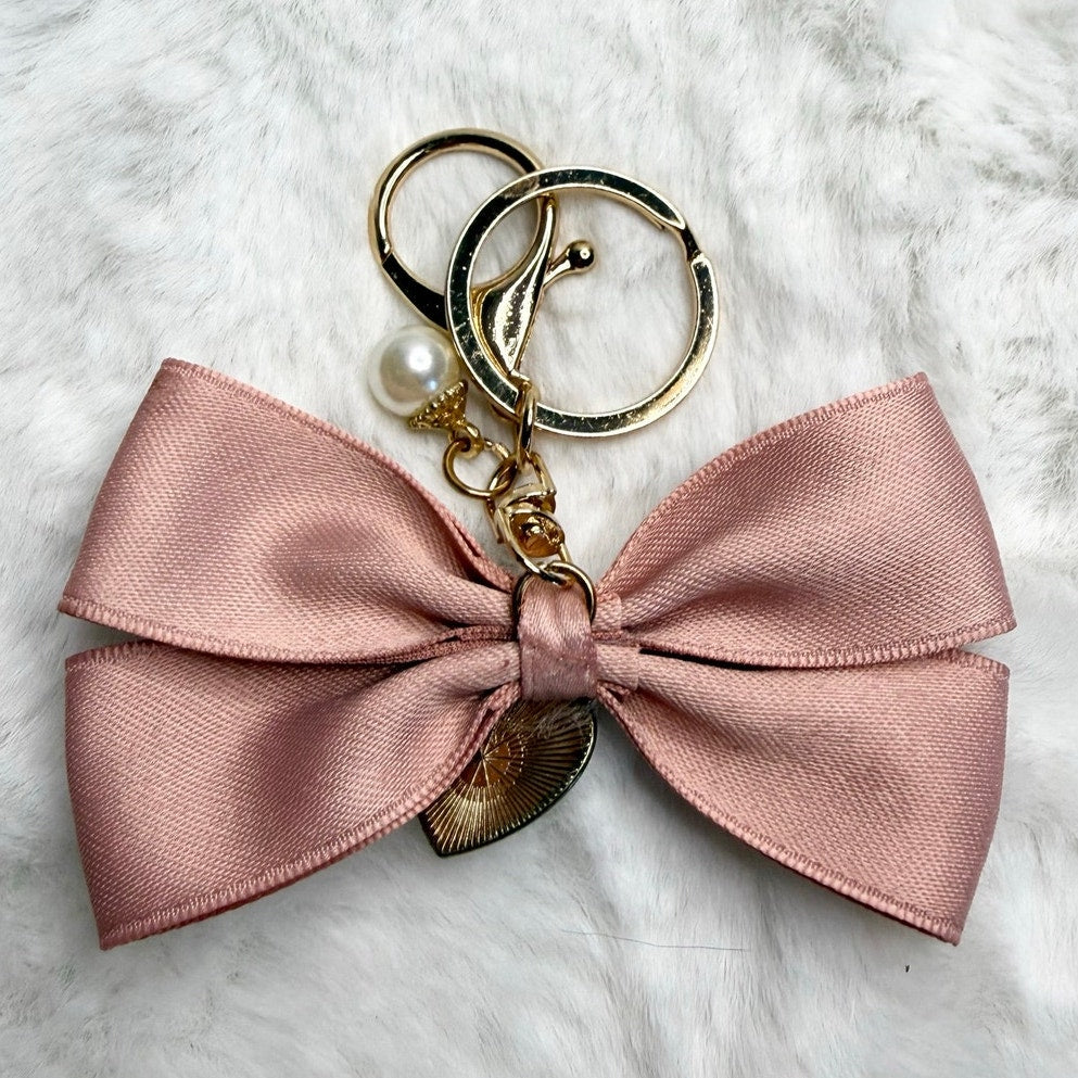 Fashion Bow Keychain Handbag Purse Bag charm
