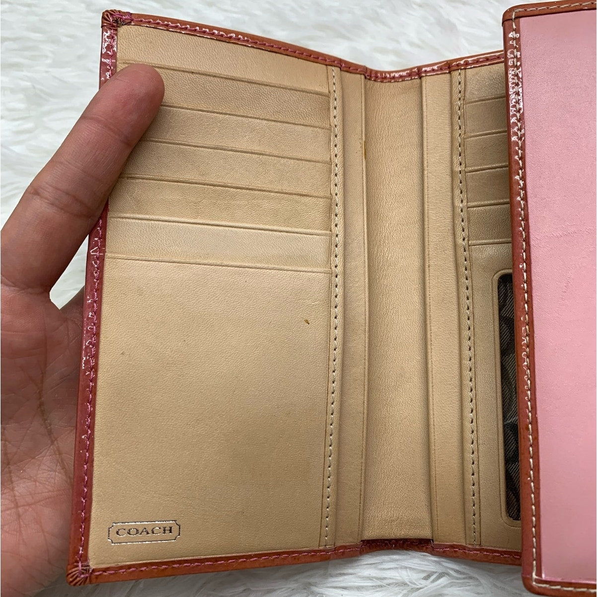 Vintage y2k COACH Pink Wallet