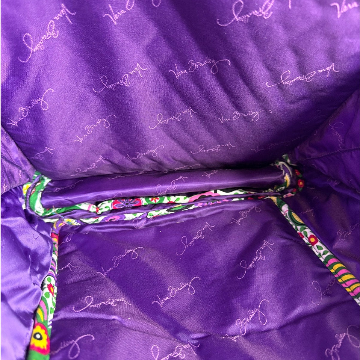 Vera Bradley Quilted Essential Large Laptop Backpack Bright Paisley