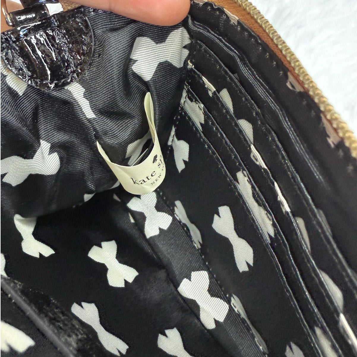 SALE Kate Spade New York Creamy Caramel Brown Mini Purse Wristlet