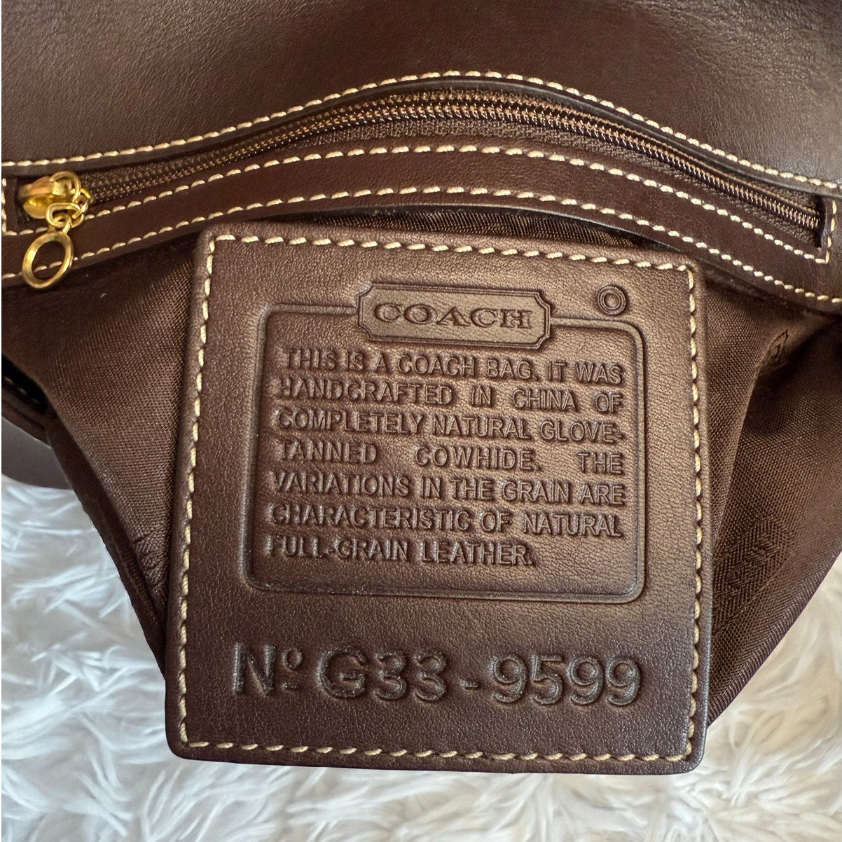 COACH Mahogany 9599 Legacy Flap Crossbody