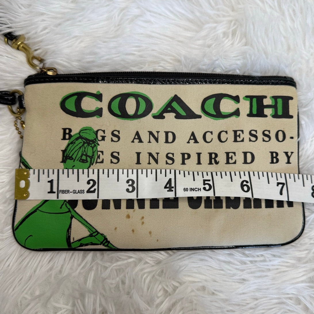 y2k COACH Bonnie Cashin Kisslock Wristlet