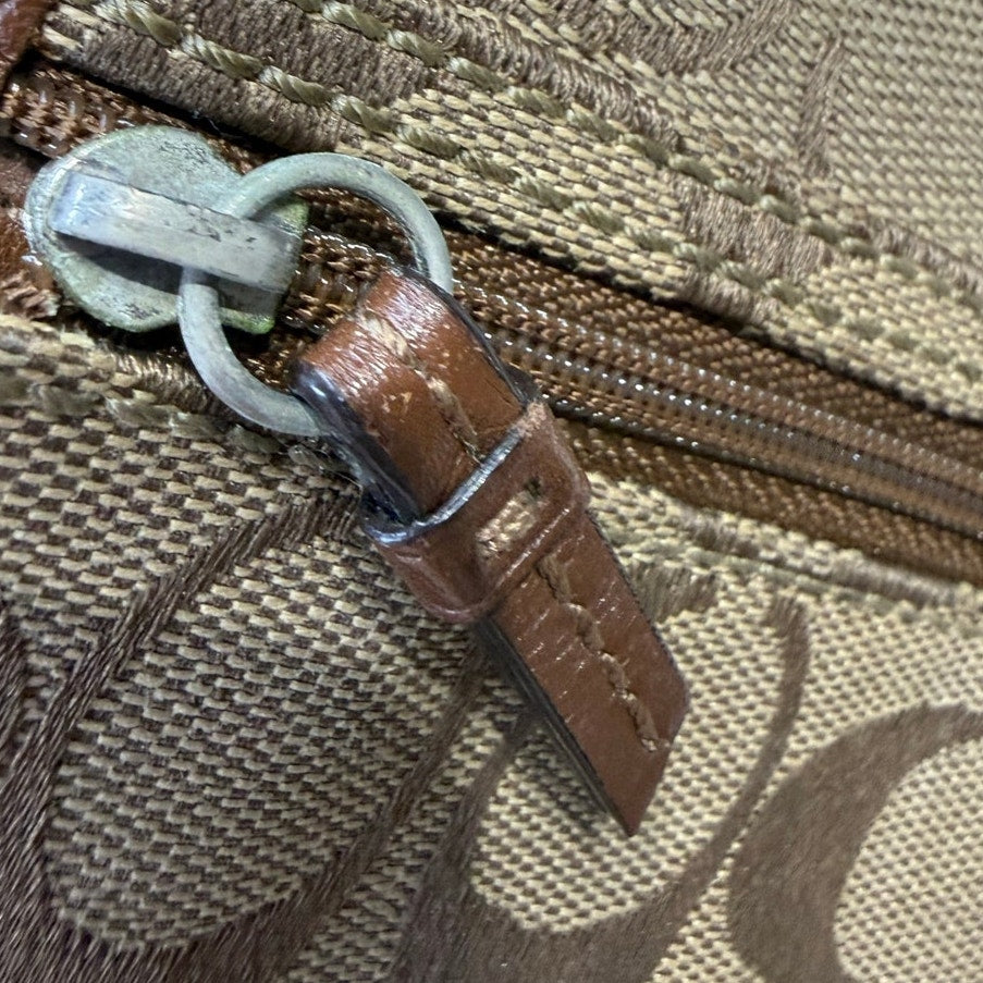 y2k Coach Brown Signature Wallet