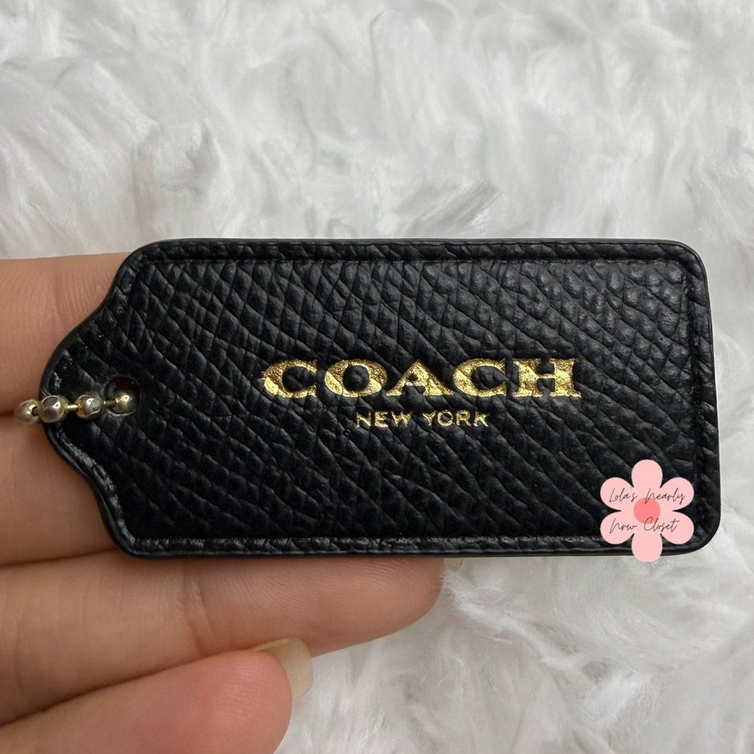 2" COACH Fob Bag Charm Hang tag Hangtag