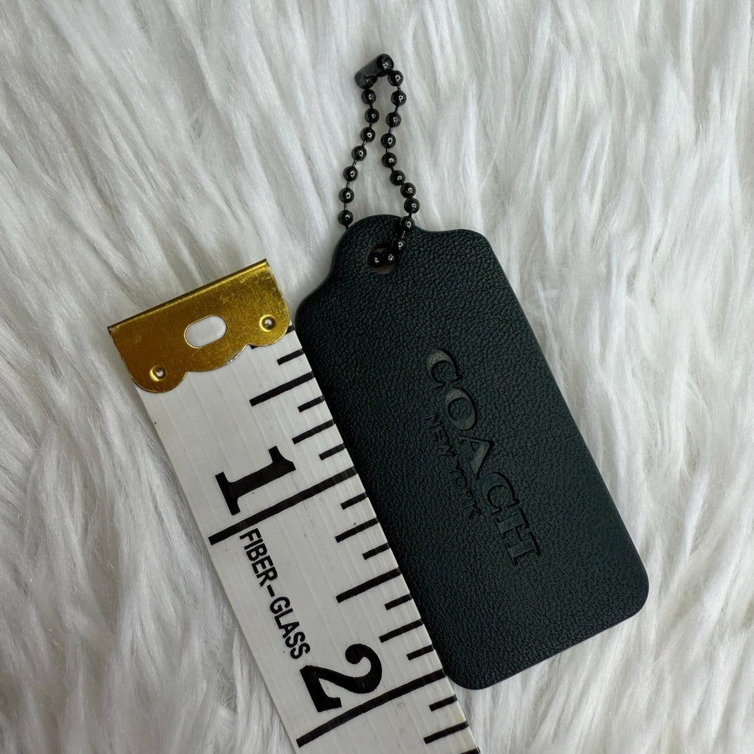 COACH Replacement Green Hang Tag Key Fob Bag Charm