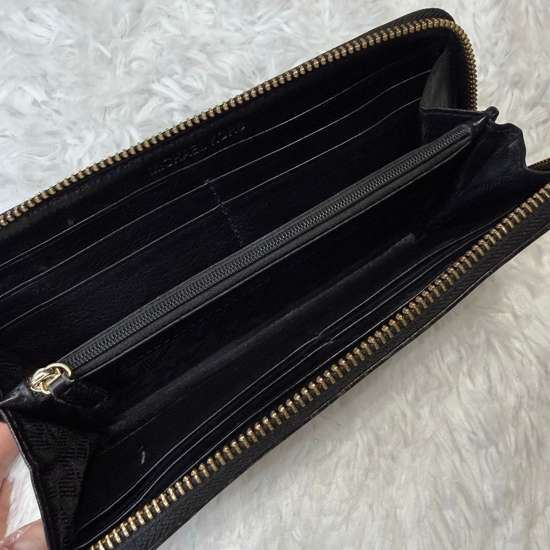 Michael Kors Black Canvas Wallet