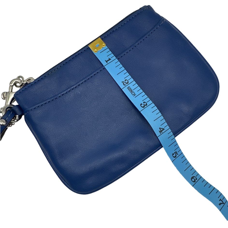 COACH Blue Wristlet