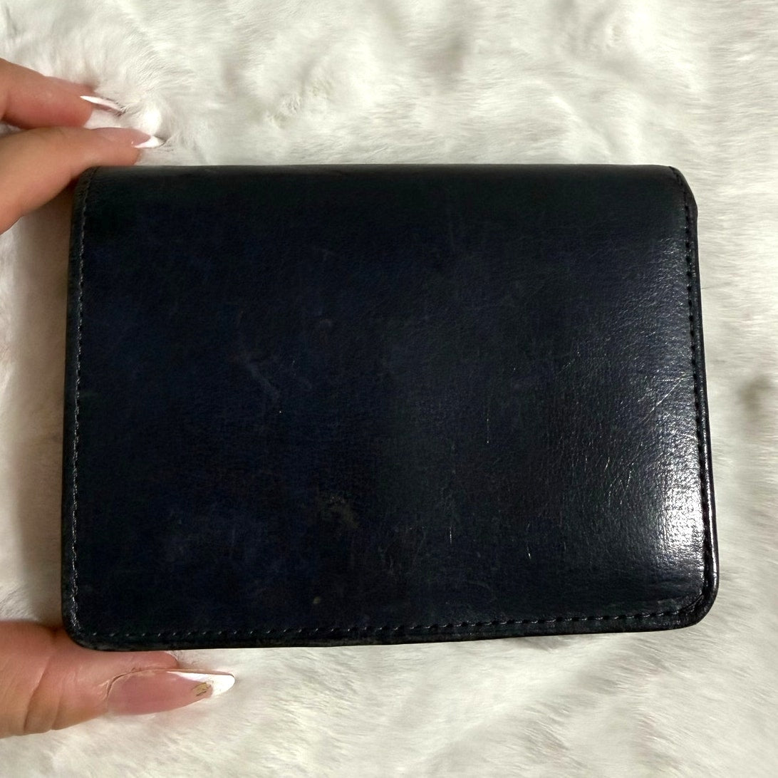 Vintage COACH y2k Navy Blue Made in Mexico Wallet