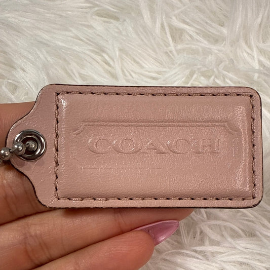 2" COACH Fob Bag Charm Hang tag Hangtag