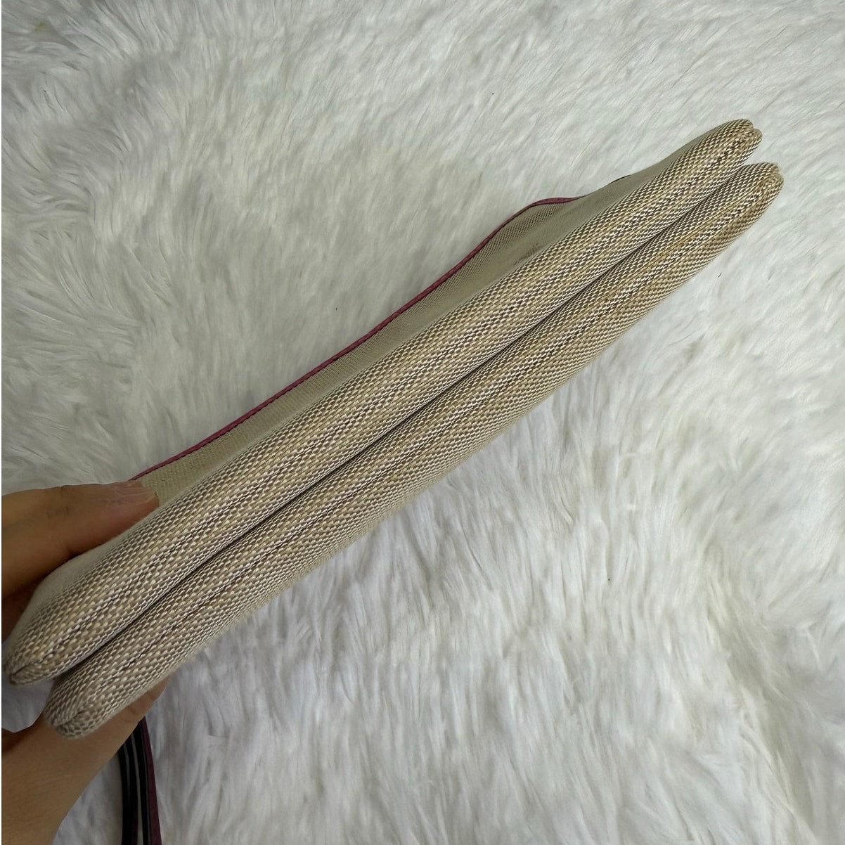 COACH Color Block Double Zipper Wallet Wristlet