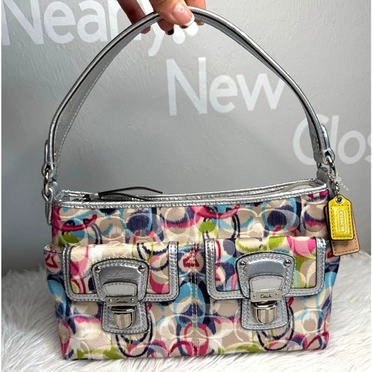 COACH Poppy Multi-color Small Shoulder Bag
