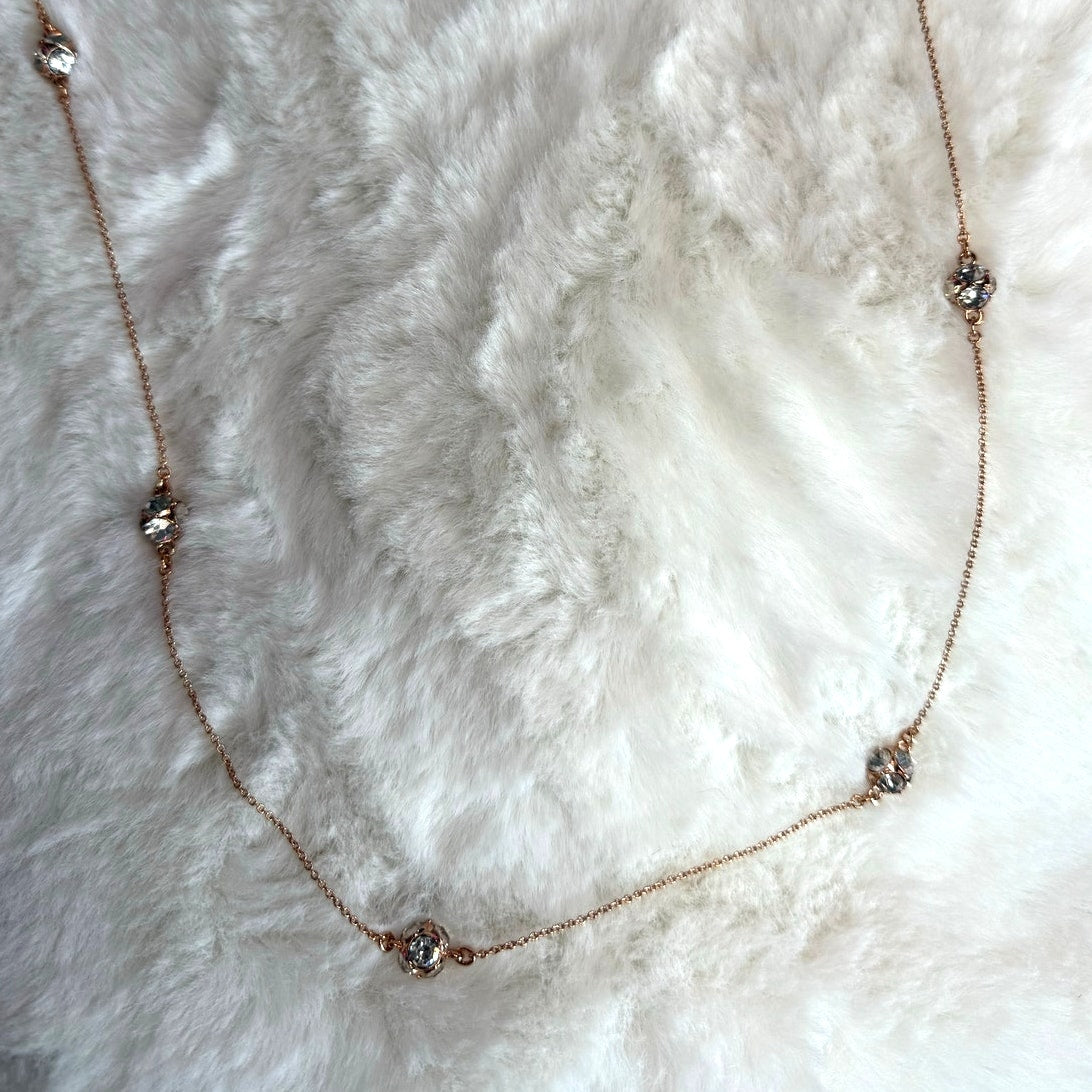 KATE SPADE New York Gold Rose Patin Rise  Shine Necklace