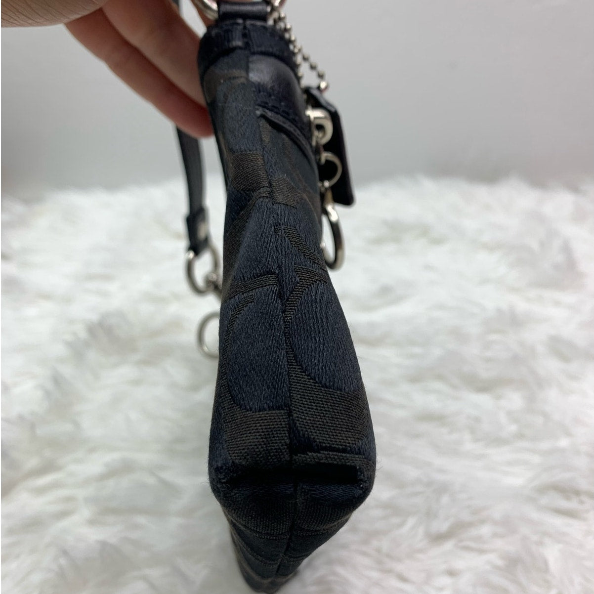 y2k COACH Poppy Black Mini Purse  Wristlet