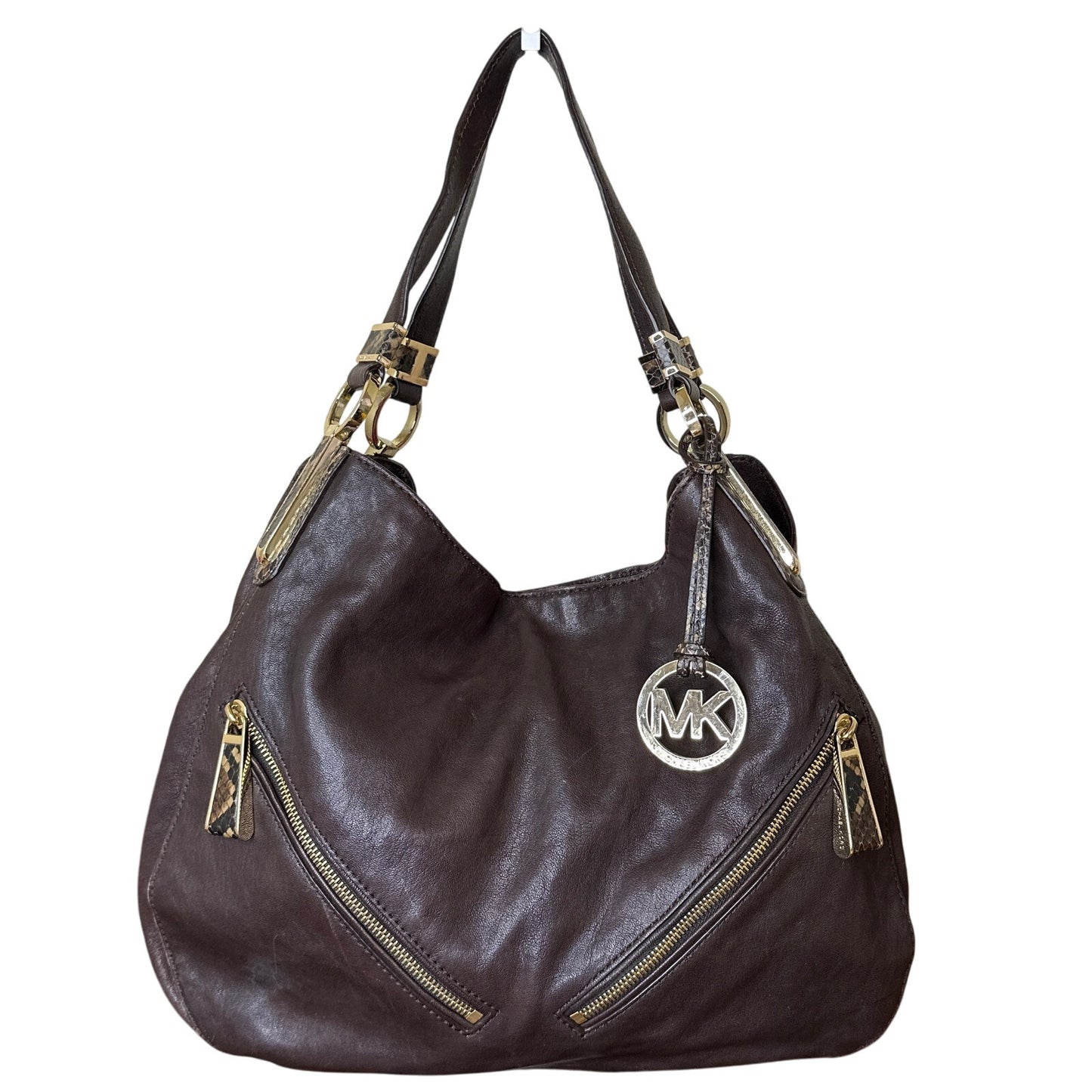 MICHAEL KORS Brown Matilda Shoulder Tote