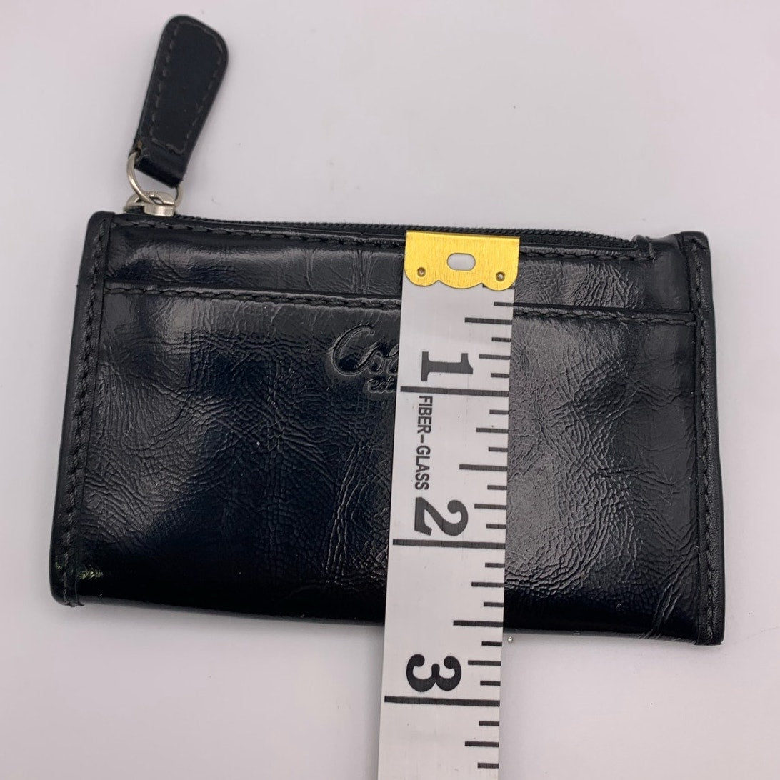 COACH  Black Coin Purse Cardholder Wallet