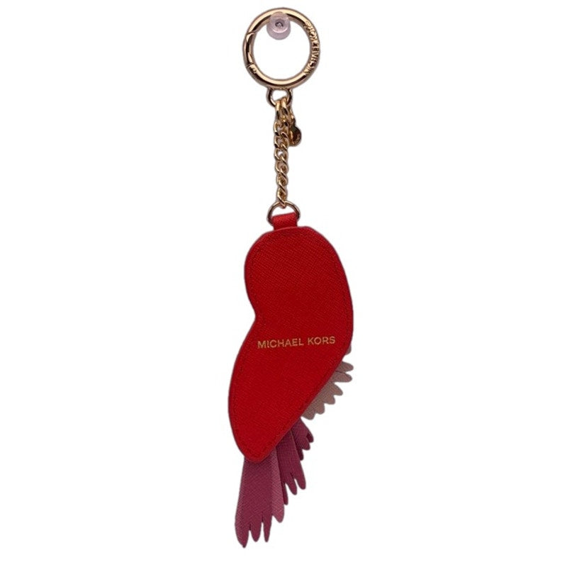 NEW Michael Kors Red Parrot Purse charm Bag Charm Key Fob