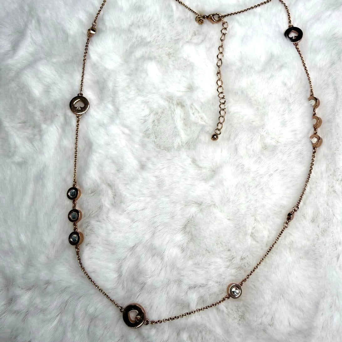 Kate Spade Spot the Spade Station Necklace