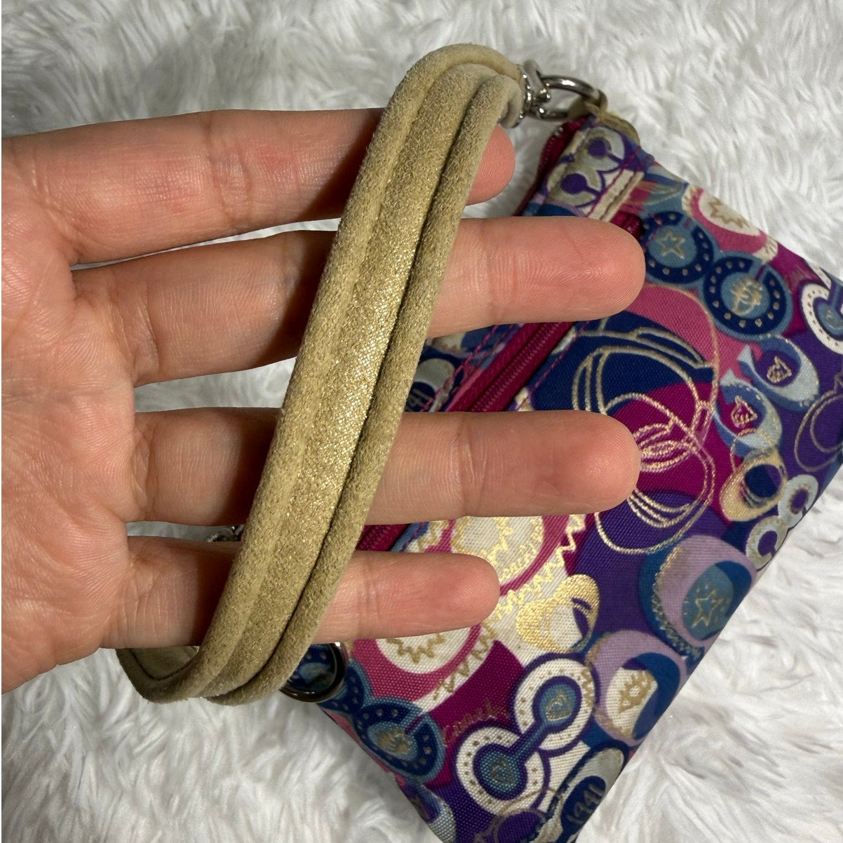 Coach Poppy Pop Signature Mini Purse Bag