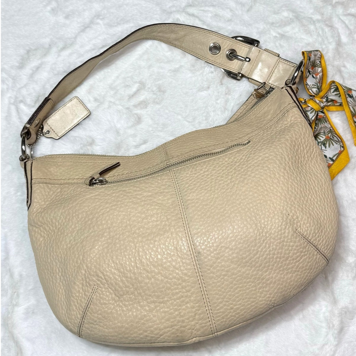COACH Soho Pleated Leather Hobo Shoulder bag