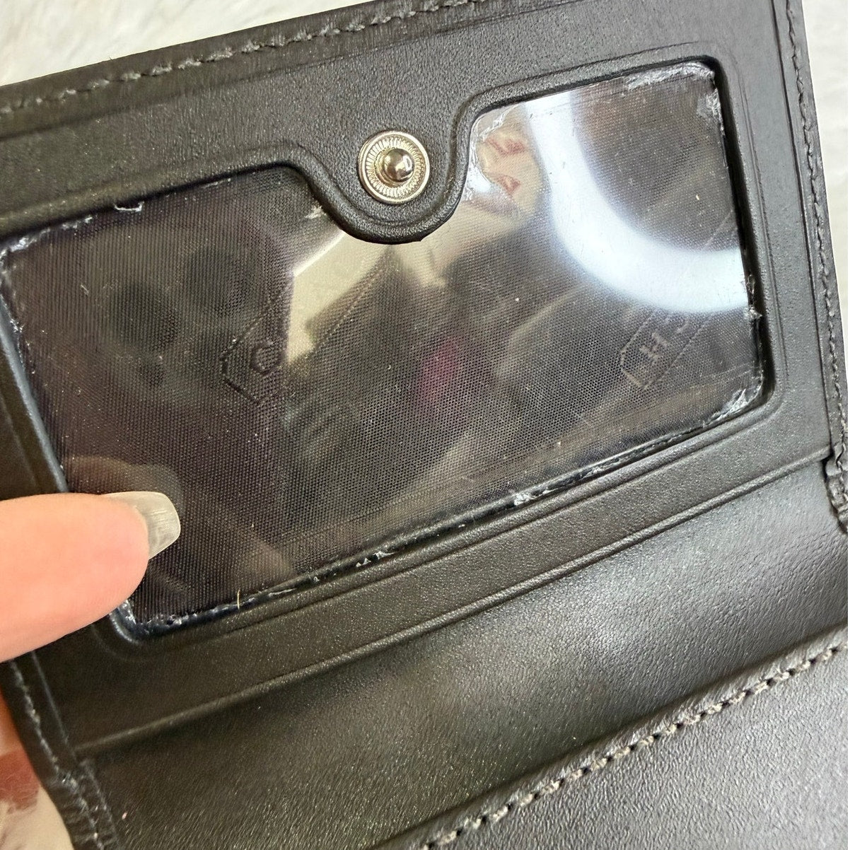 y2k Coach Brown Card Holder Wallet