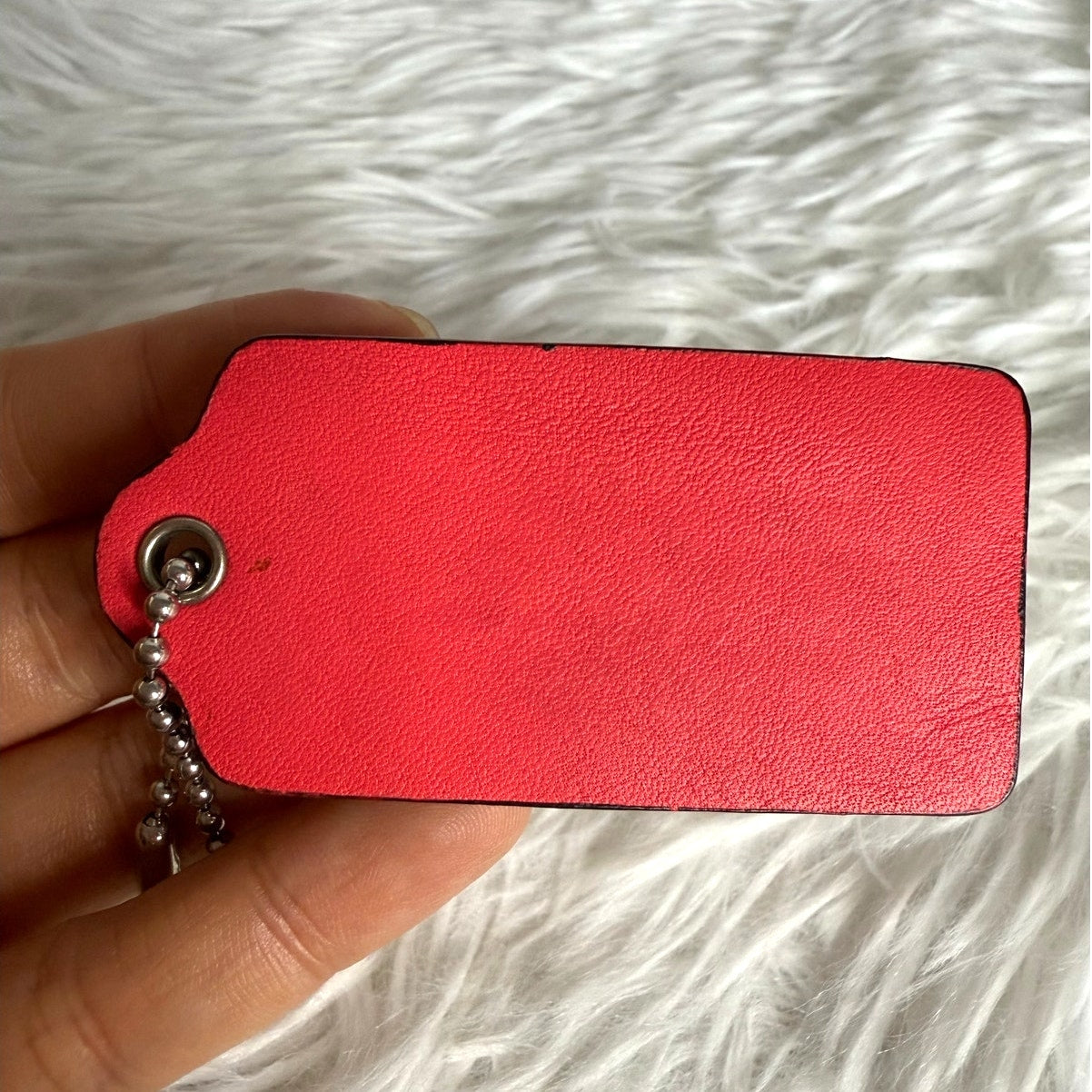 2" Coach ARCHIVE Fob Bag Charm Hang tag Hangtag