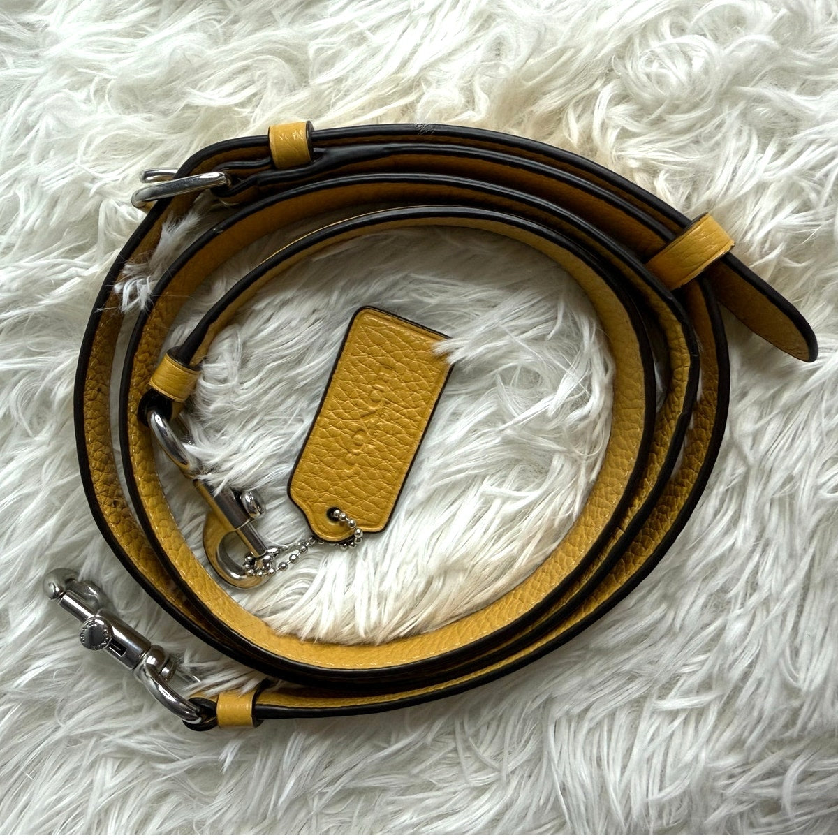 2" Coach Hangtag Hang Tag Key Fob and Replacement Strap