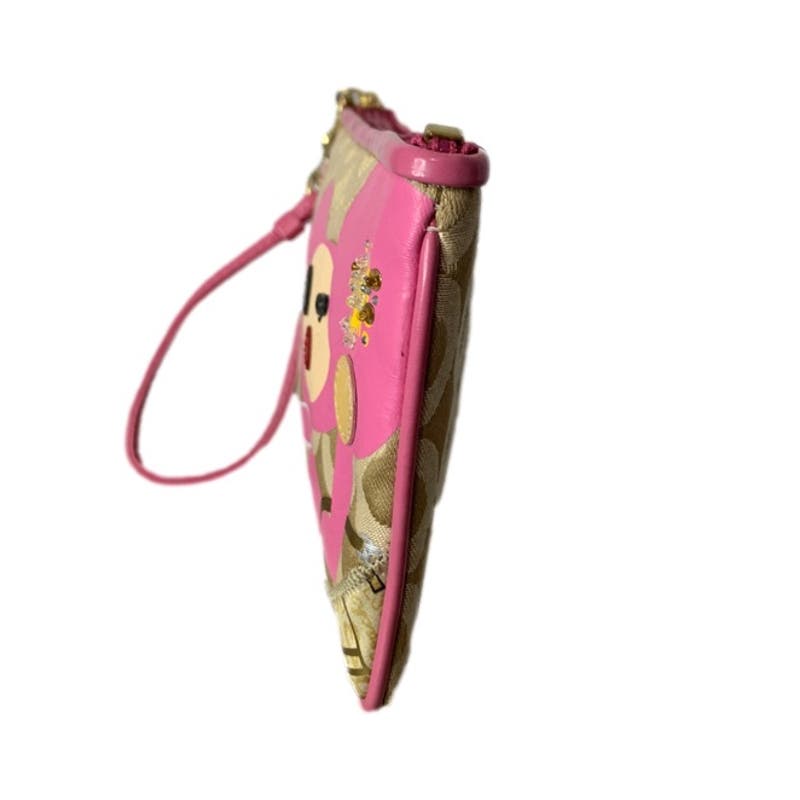 COACH Y2K Rare Poppy "Pinky" Limited Edition Wristlet