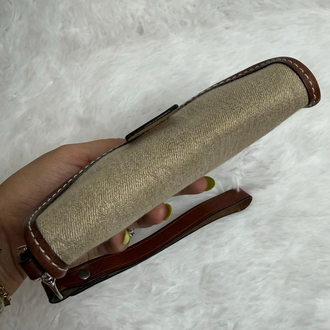 Dooney & Bourke Brown Khaki Wristlet
