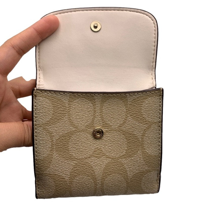 COACH Signature Coated Canvas Wallet