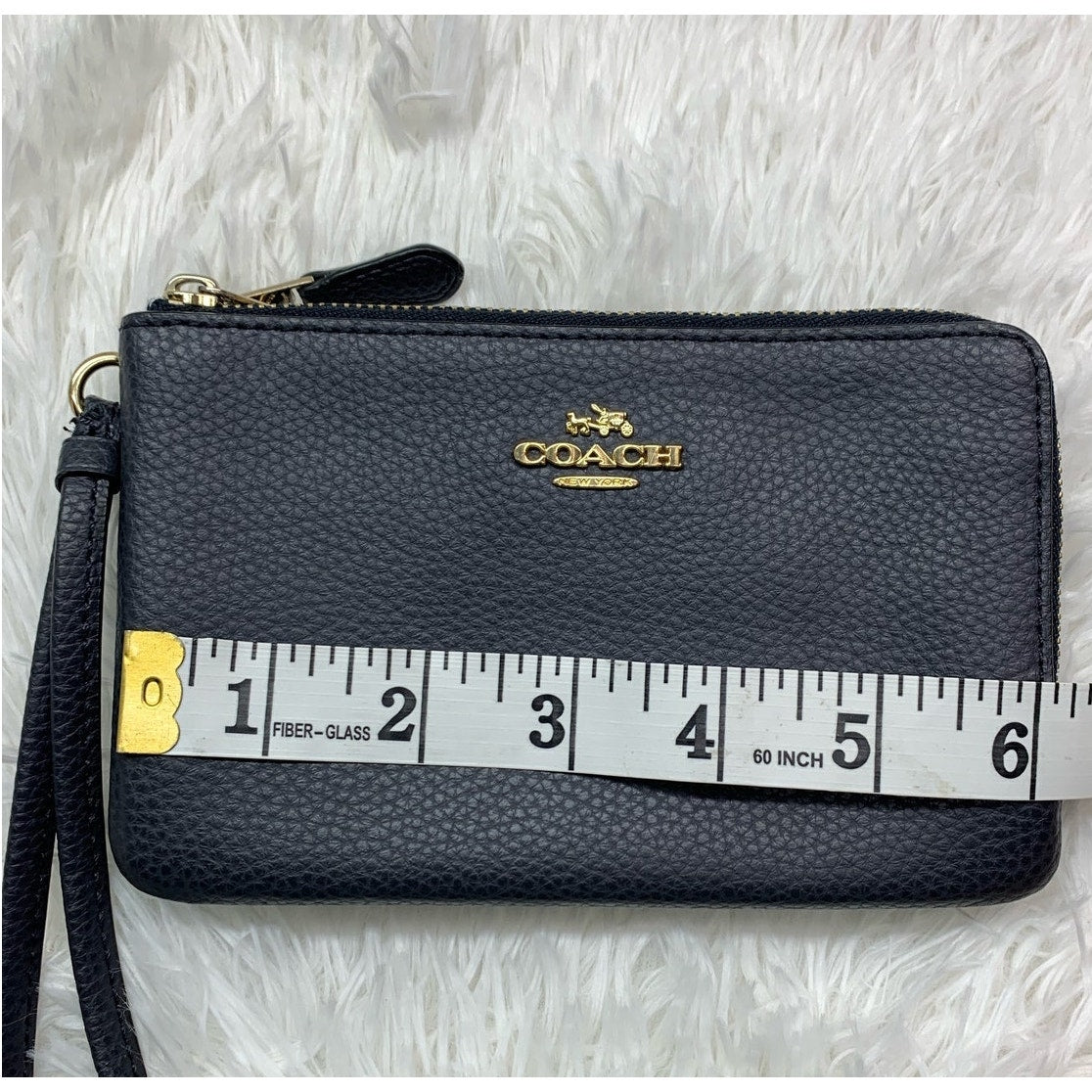 COACH Double Zipper Wristlet