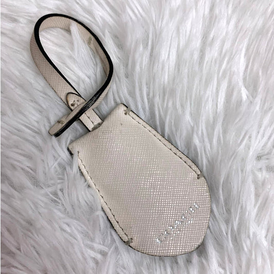 Coach Ring White Bag Charm Key Fob