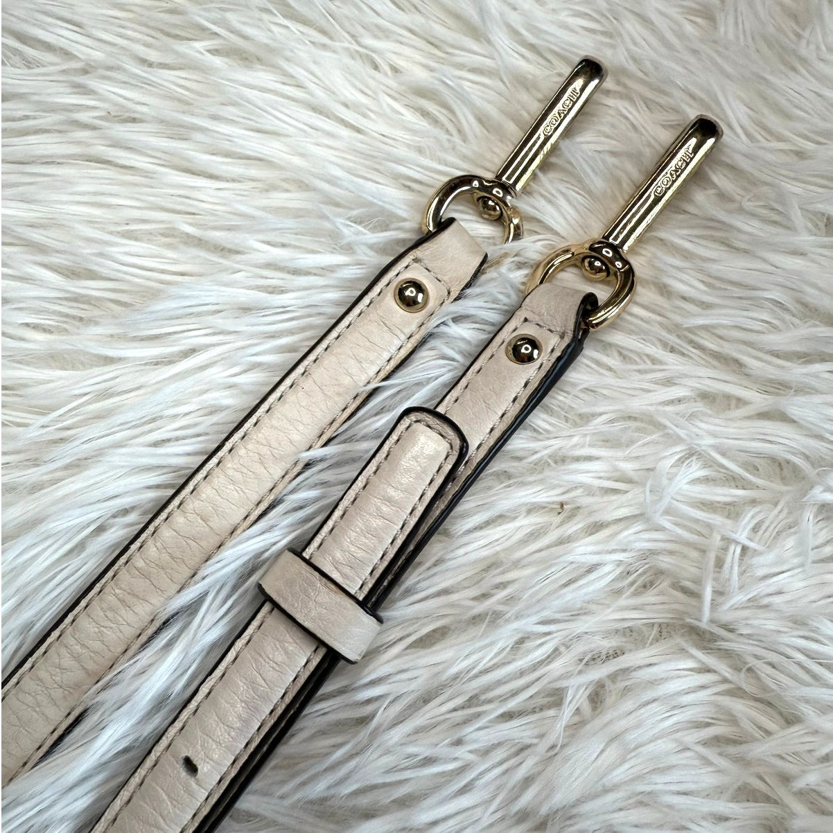 COACH White Replacement Strap