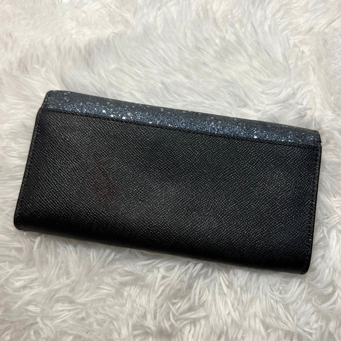 Coach Navy Glitter Wallet