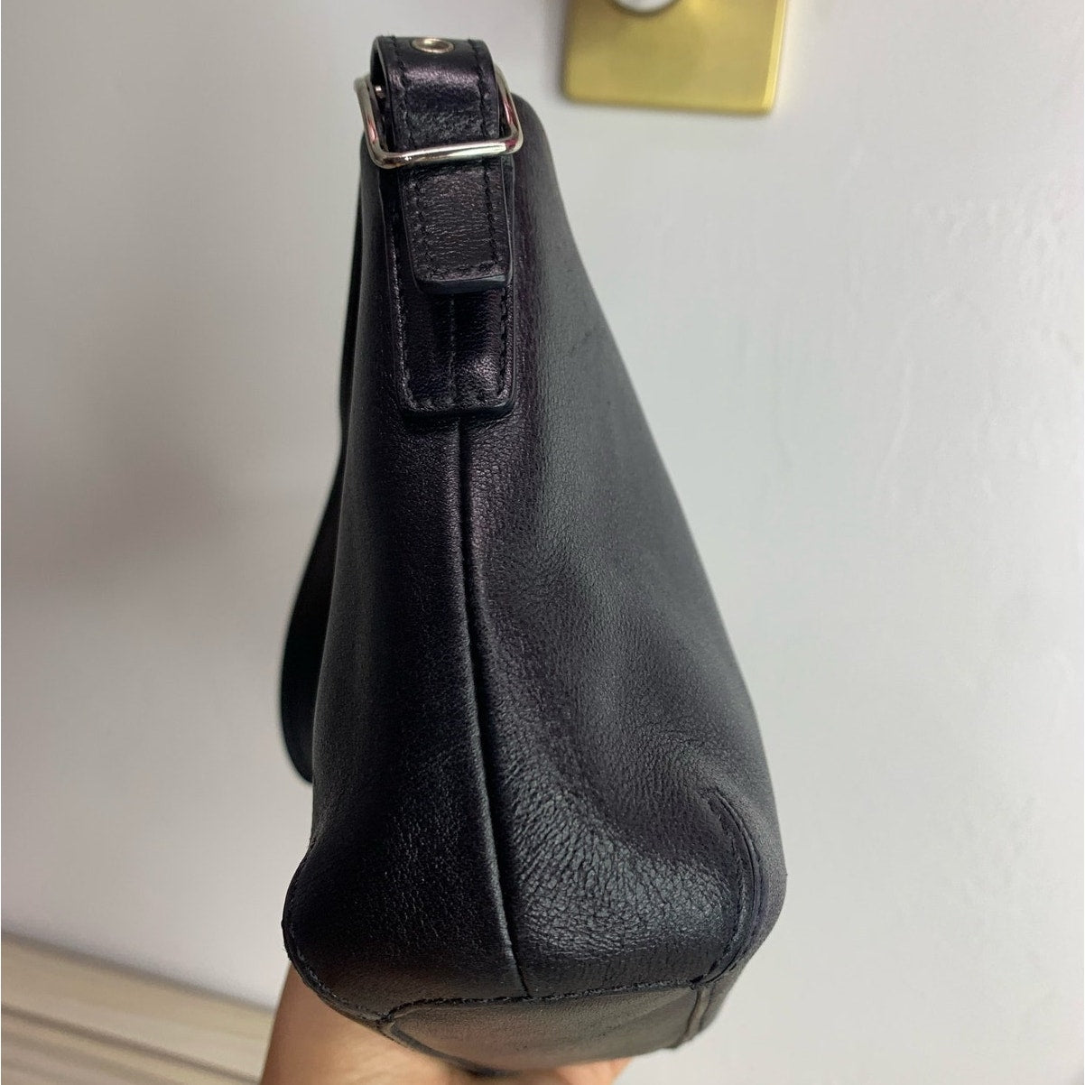 y2k COACH Black Mini Purse Shoulder Bag