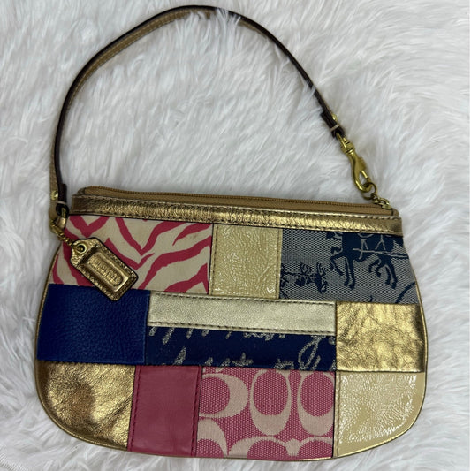 COACH Multi-color Patchwork wristlet