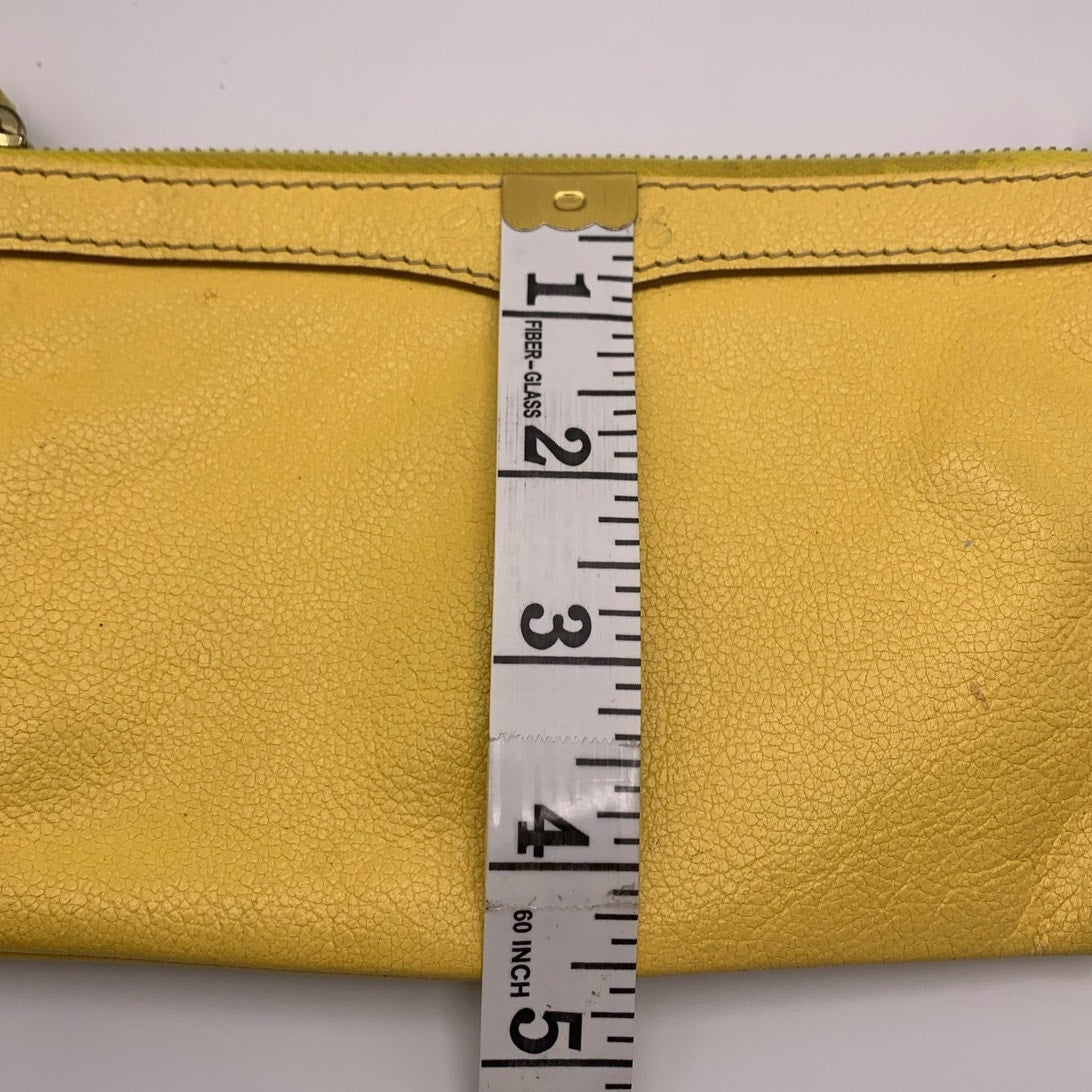 DOONEY & BOURKE Yellow Clutch Wristlet Mini Purse