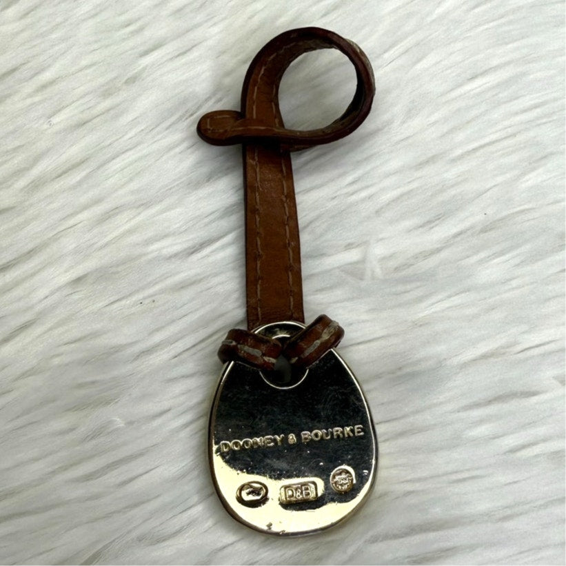 Vintage DOONEY & BOURKE y2k Blue Duck Brown Bag Charm