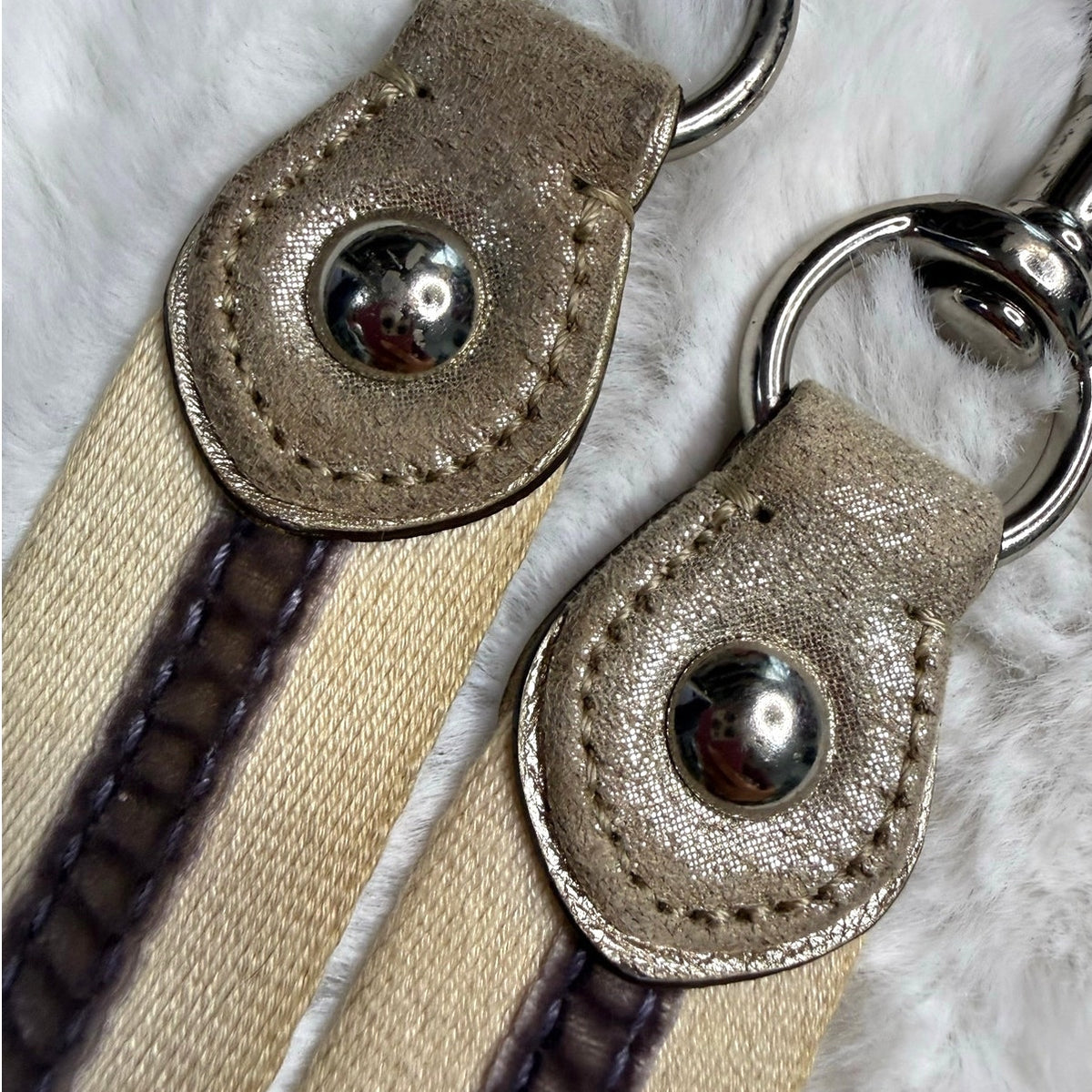 Coach Poppy Silver Lilac Replacement Strap