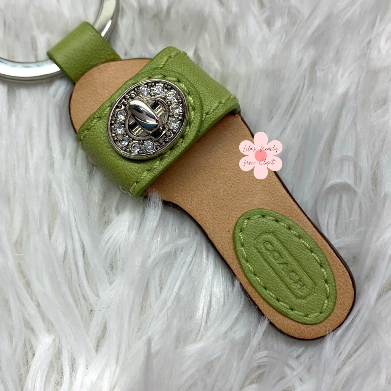 y2k COACH Vintage Sandal Bag Charm Key Chain