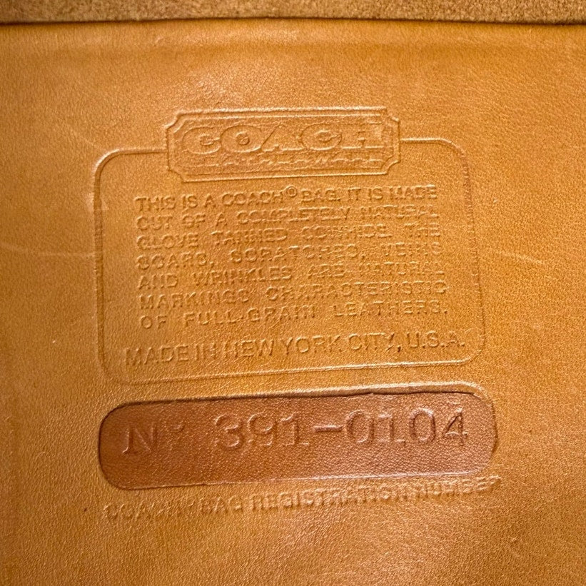 Vintage Coach Basic Bag New York City
