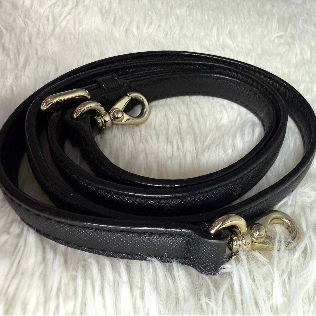 Black Gold Crossbody Replacement Strap