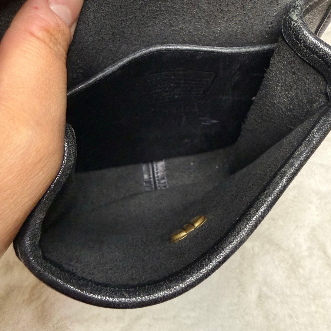 Vintage Coach Project Bag Small SidePack 9978 Black Crossbody