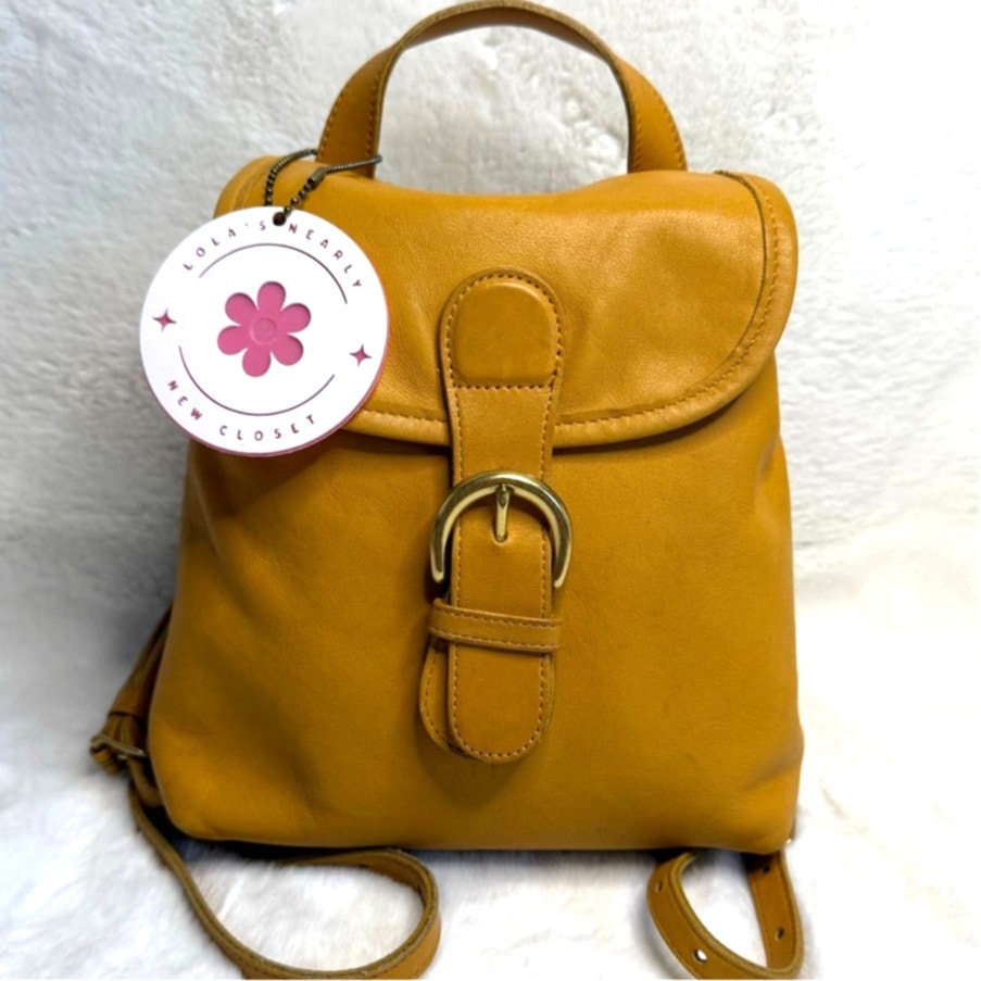 Vintage Coach 4152 Leather United States Backpack Crossbody Bag