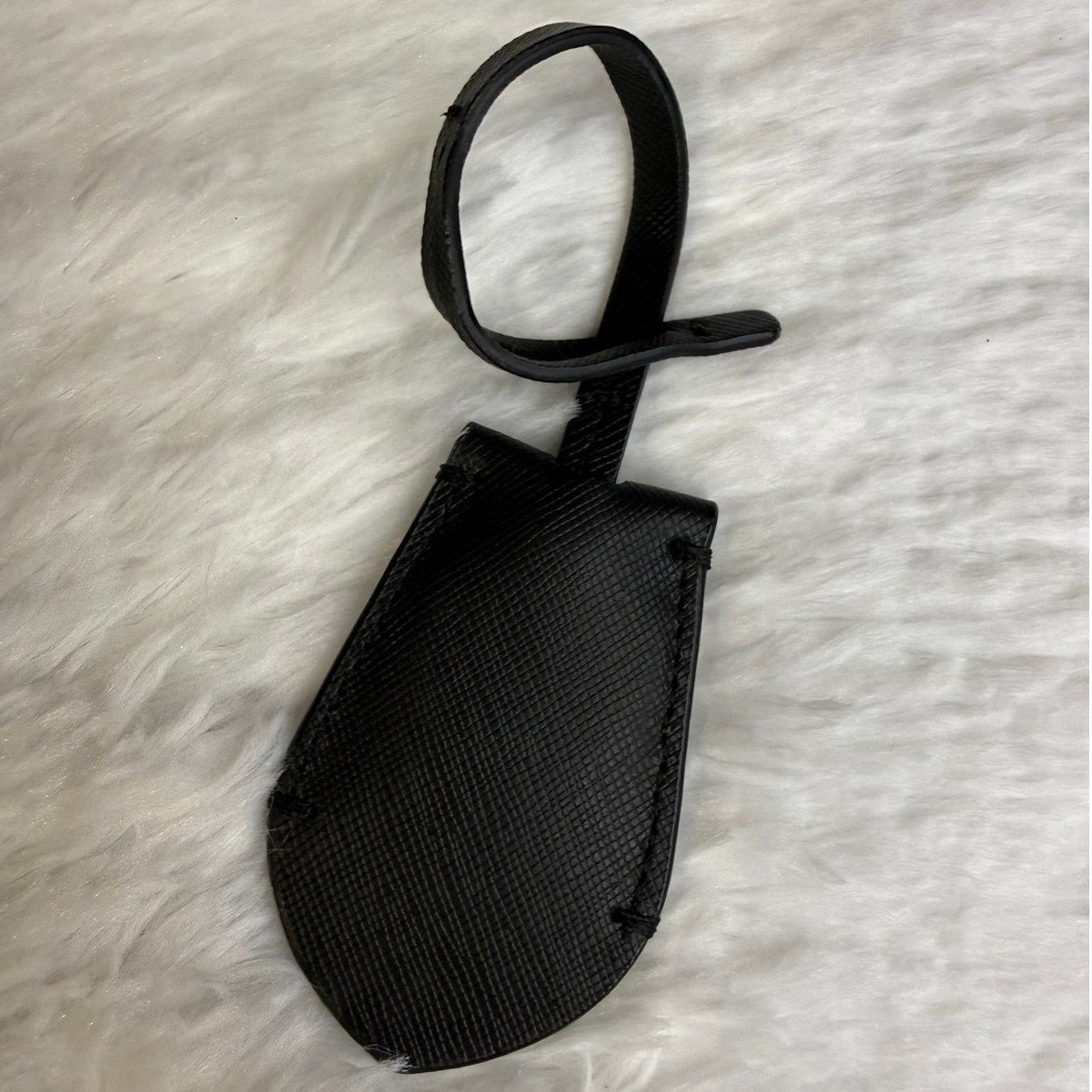 Coach Black Ring Bag Charm Key Fob