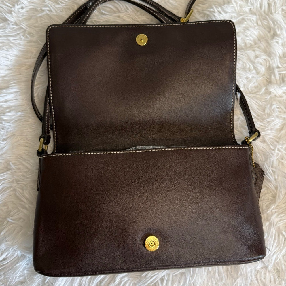 COACH Mahogany 9599 Legacy Flap Crossbody